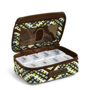 Vera Bradley Travel Pill Case Rain Forest